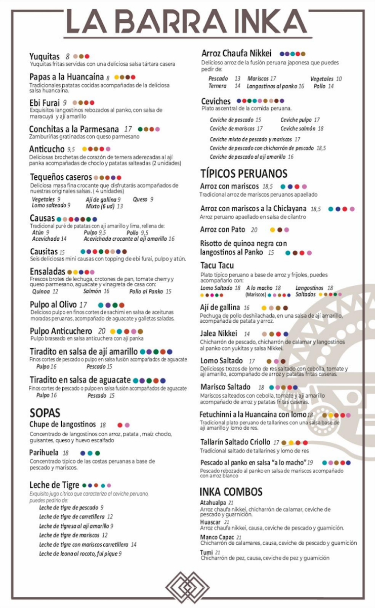 Menu La Barra Inka-6