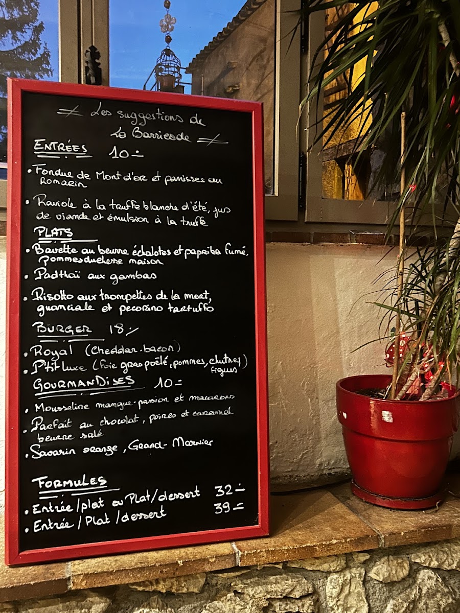 Menu La Barricade-1