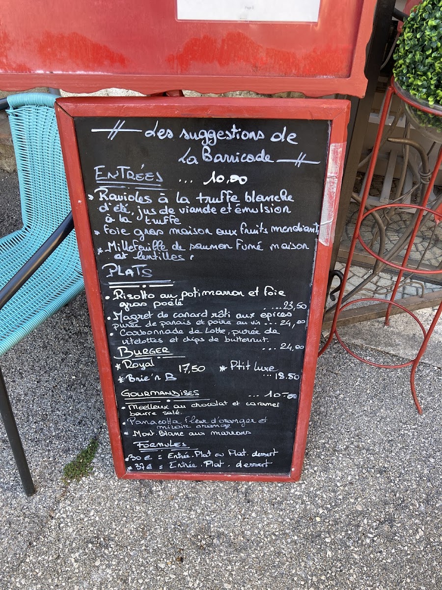 Menu La Barricade-5