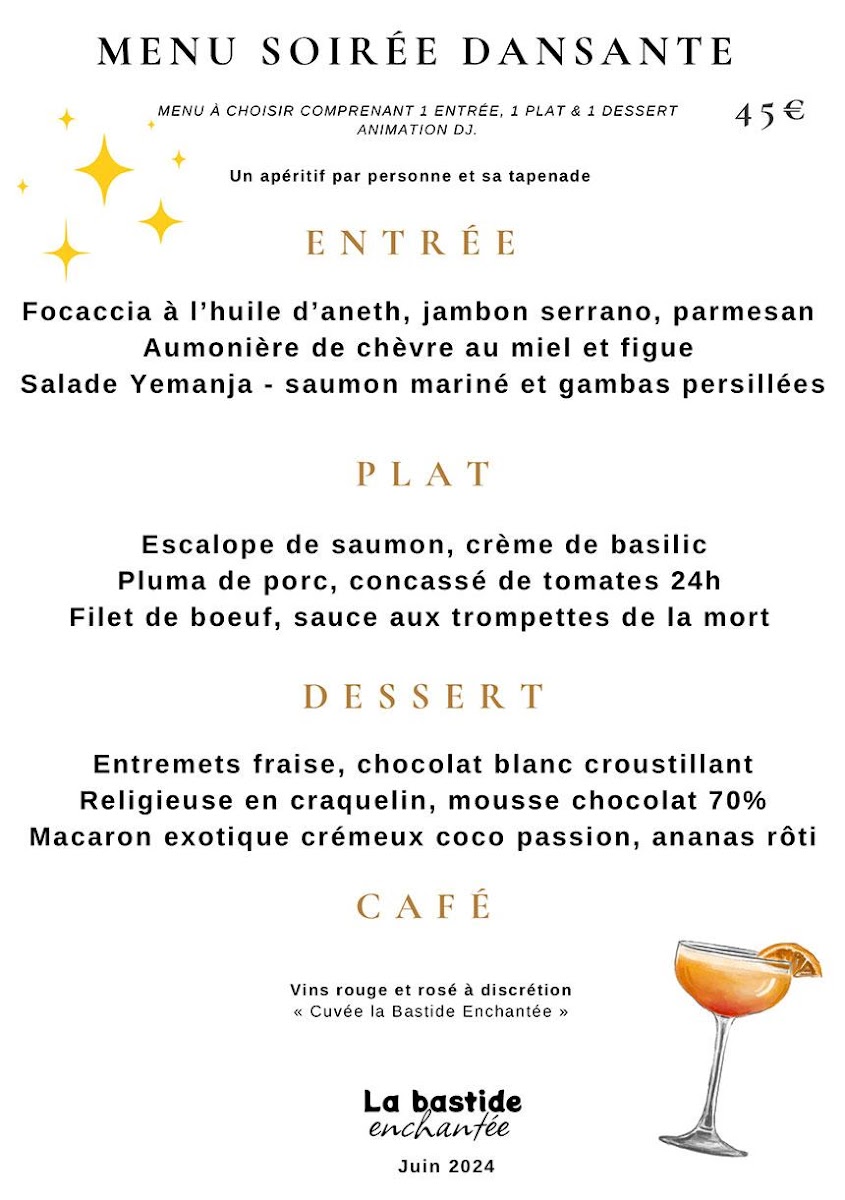 Menu La Bastide Enchantée-4