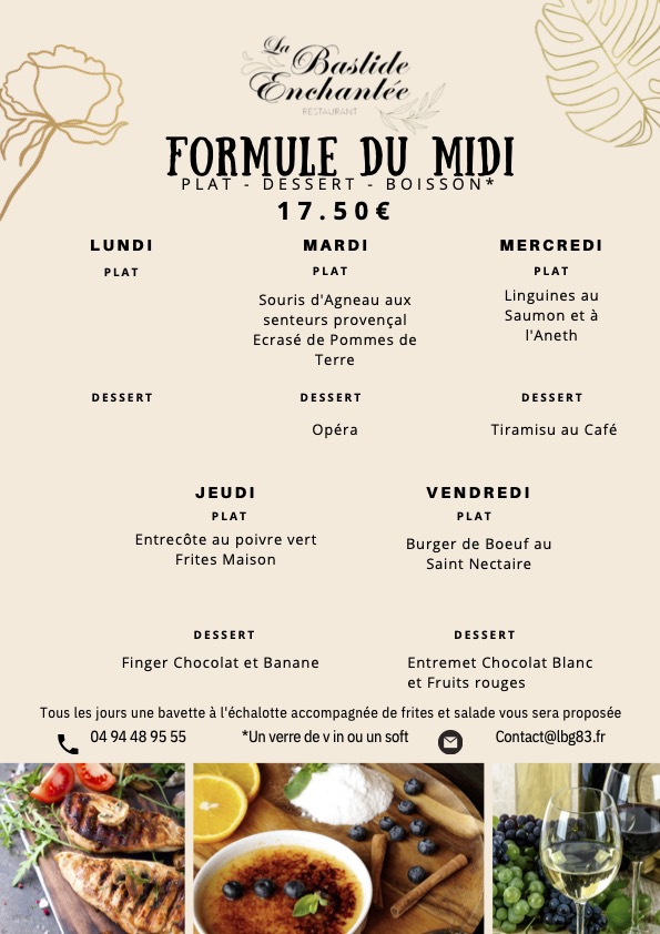 Menu La Bastide Enchantée-8