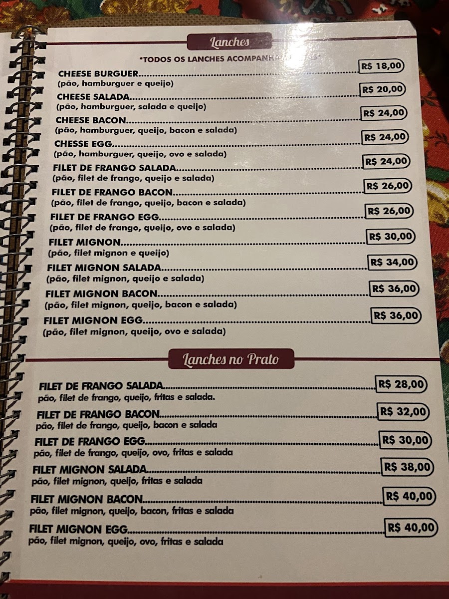 Menu La Bella Pizzaria, Chopperia E Restaurante-6