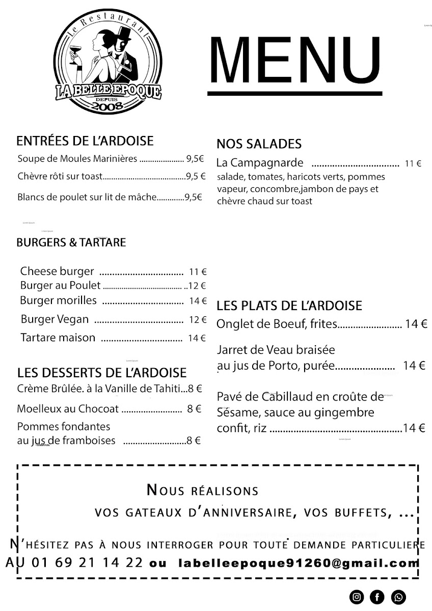 Menu La Belle Epoque-3