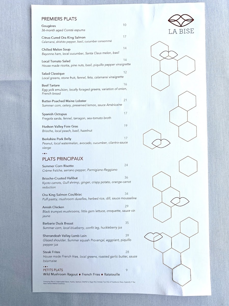 Menu La Bise-10