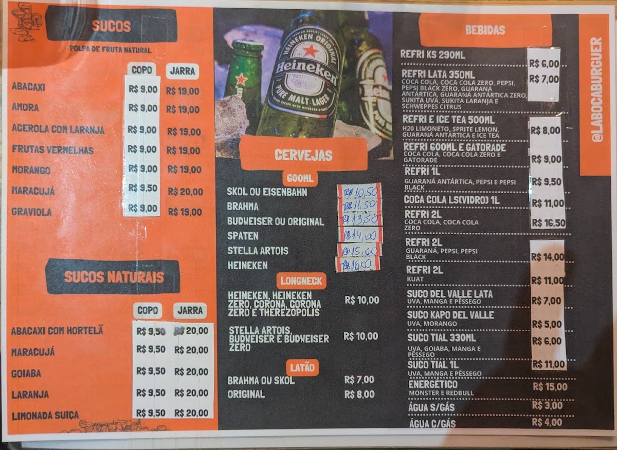 Menu La Boca Hamburgueria-1