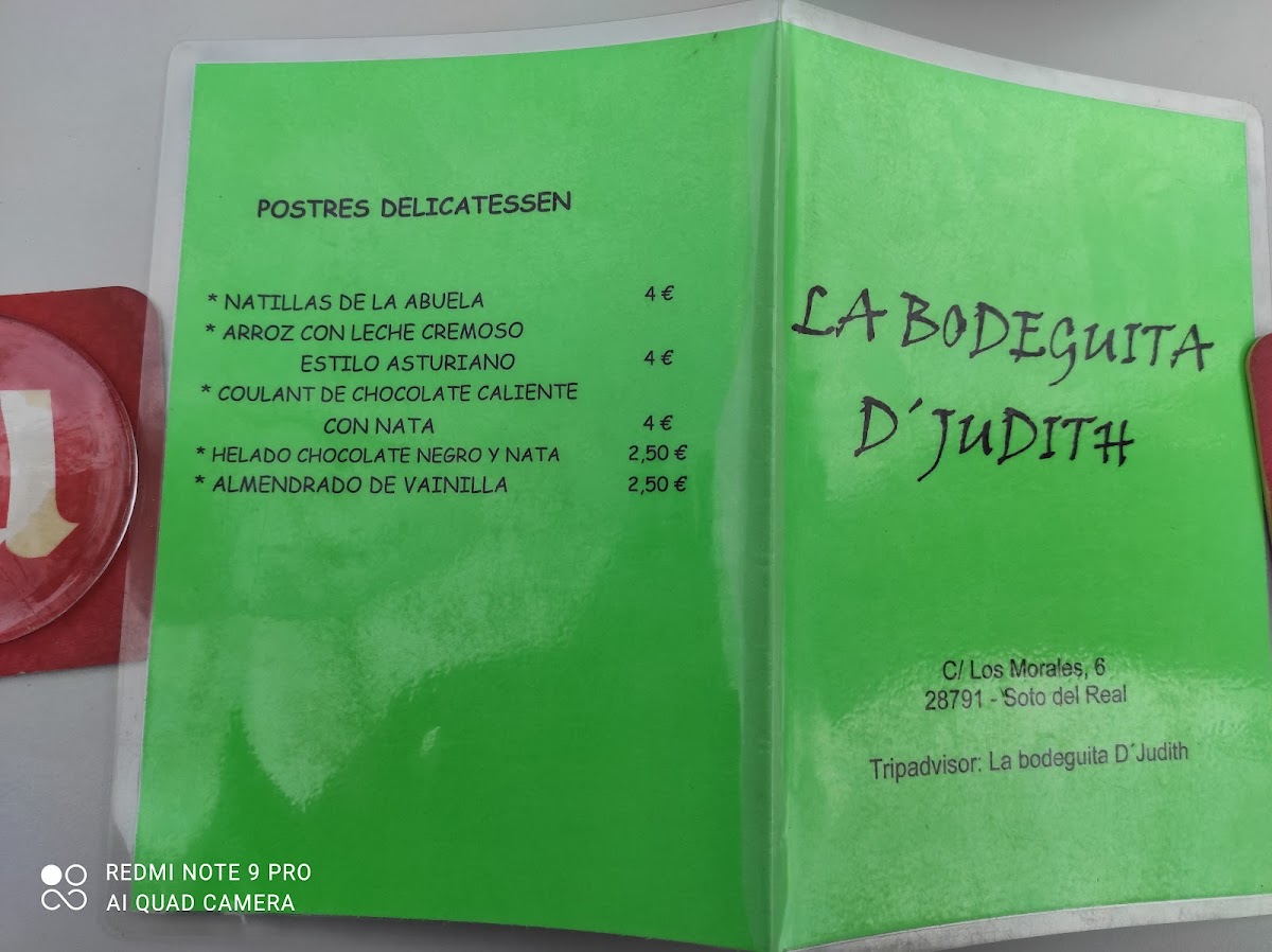 Menu La Bodeguita D'judith-8