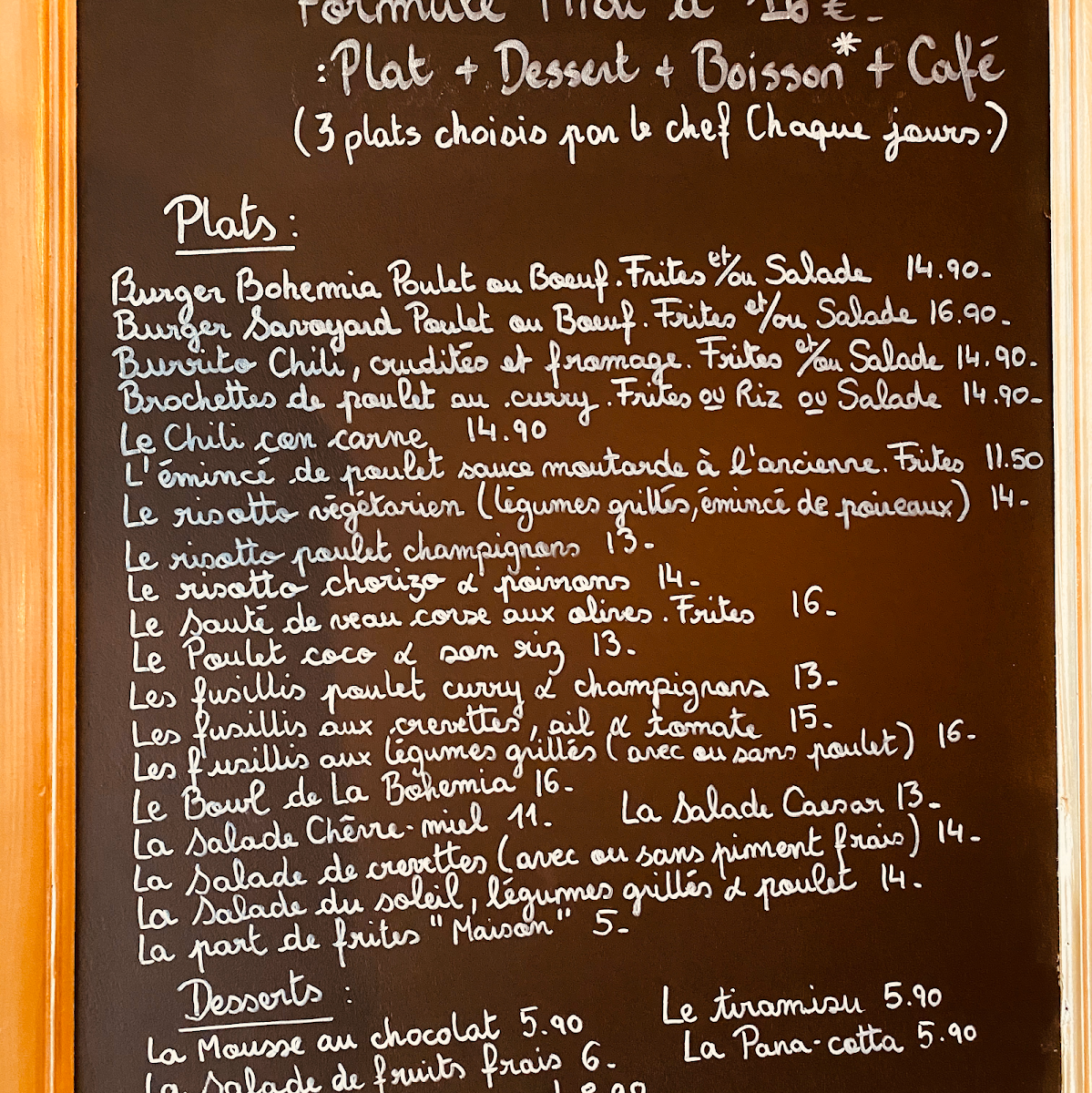 Menu La Bohemia-1