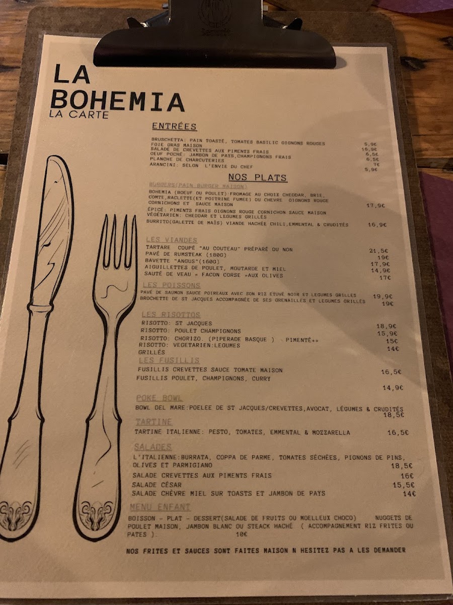 Menu La Bohemia-5
