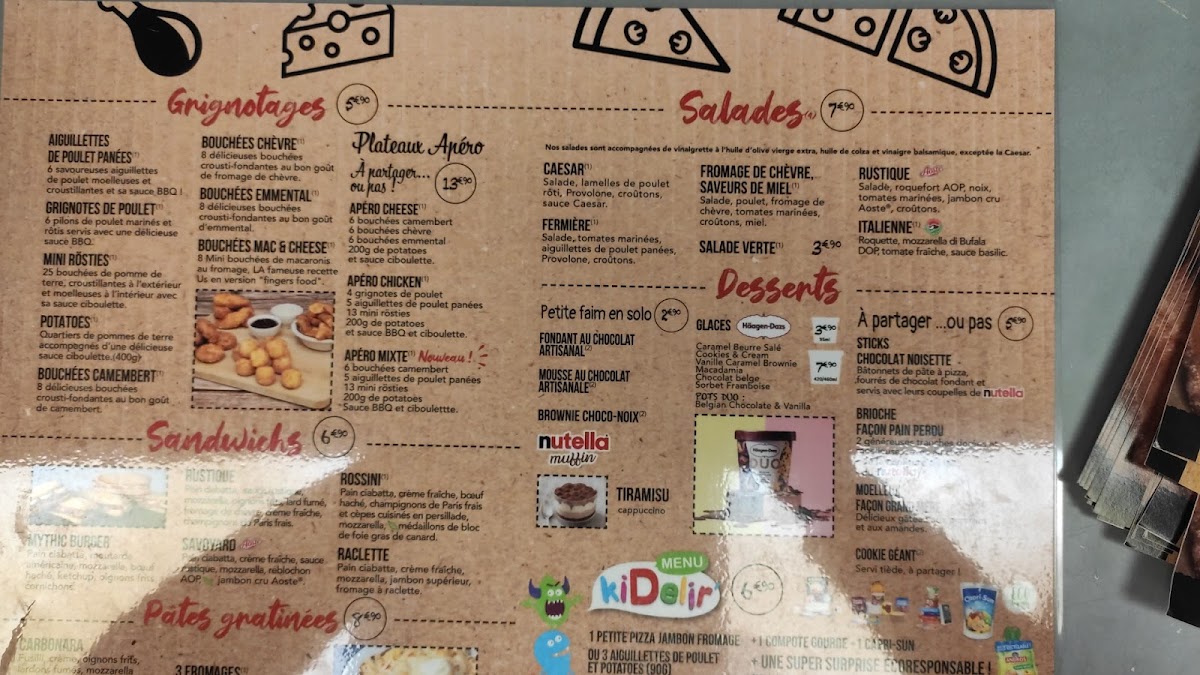 Menu La Boite A Pizza Châlons En Champagne-3