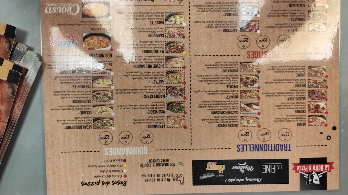 Menu La Boite A Pizza Châlons En Champagne-6