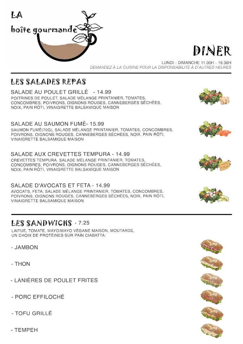 Menu La Boite Gourmande-1