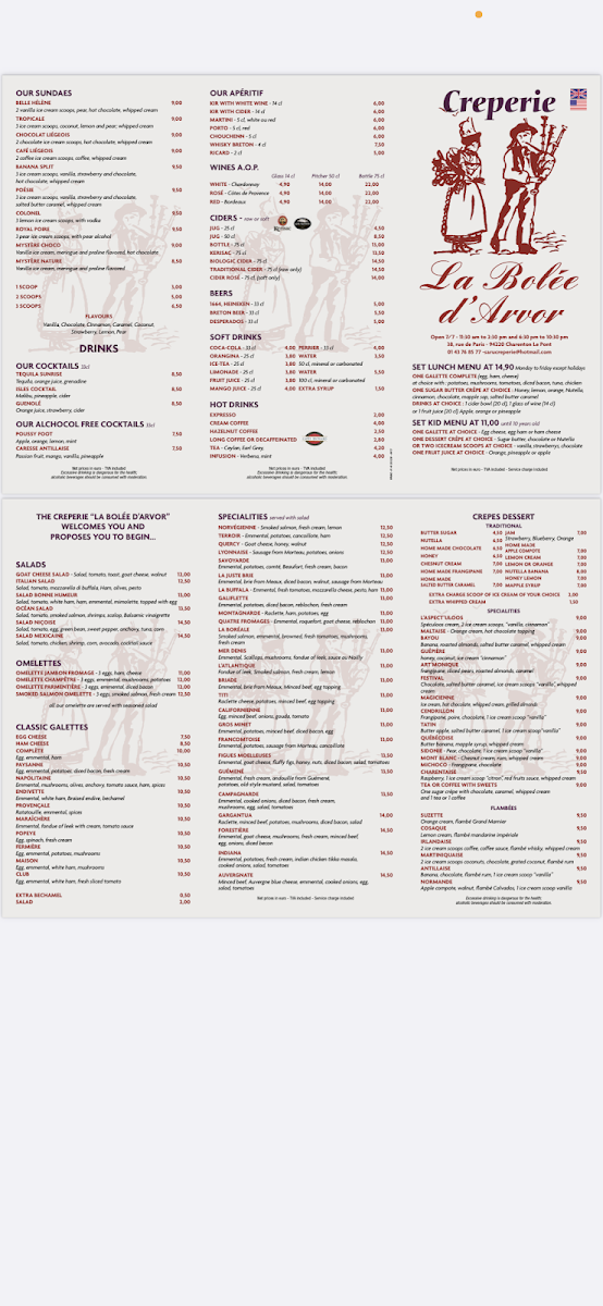 Menu La Bolée D'arvor-7