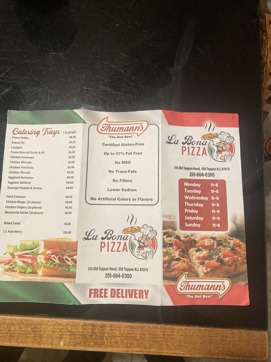 Menu La Bona Pizza-2