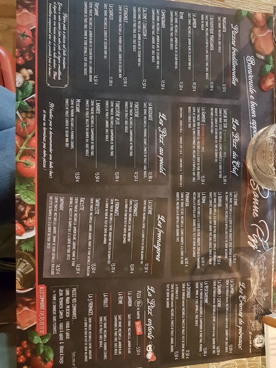 Menu La Bonne Pizz' Caussade-9