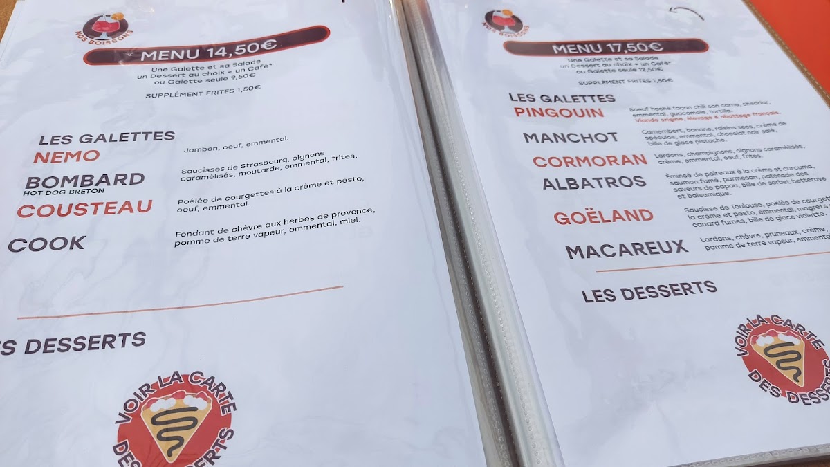 Menu La Boîte Aux Galettes-1