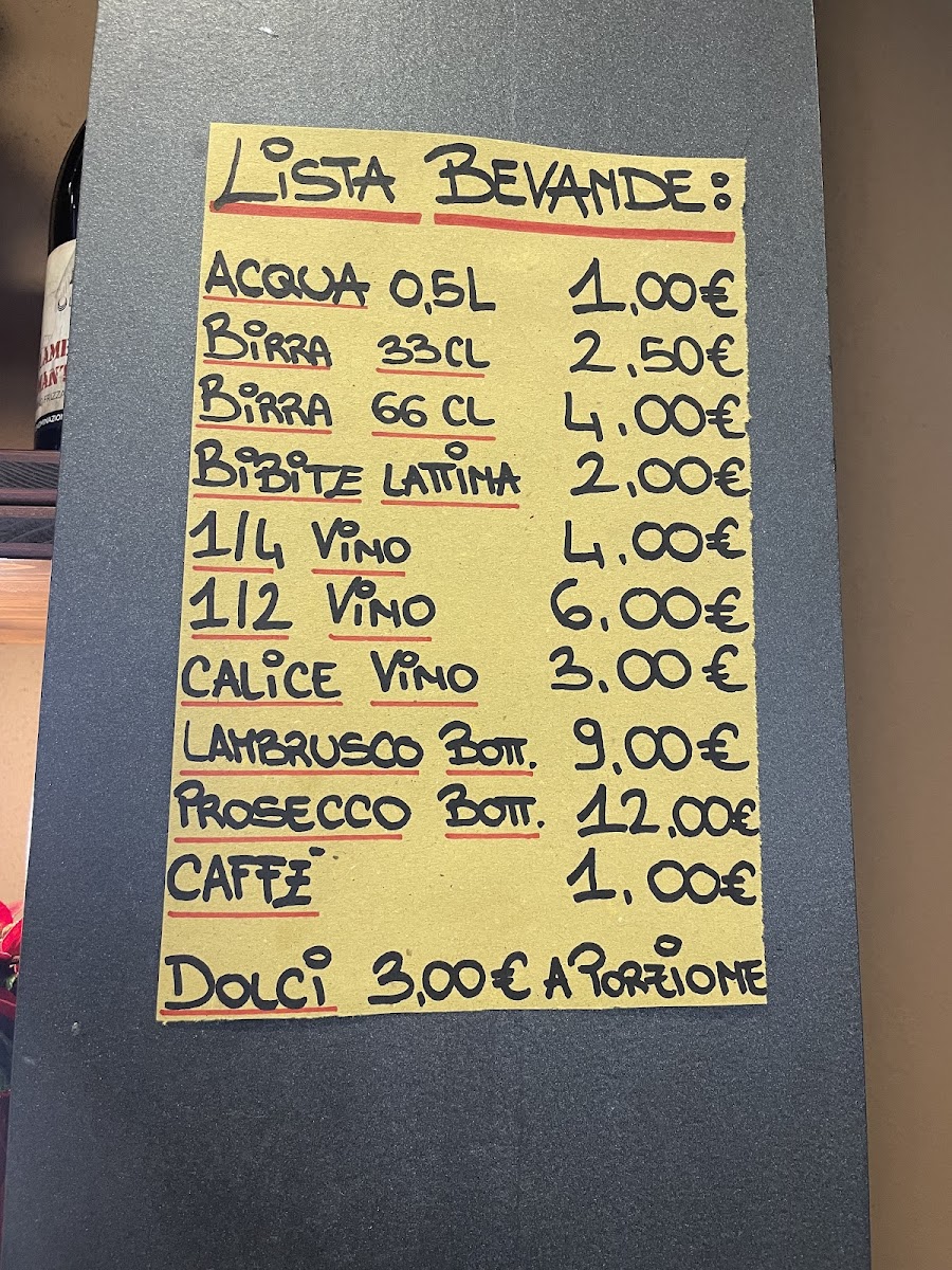 Menu La Bottega Di Paolo-1