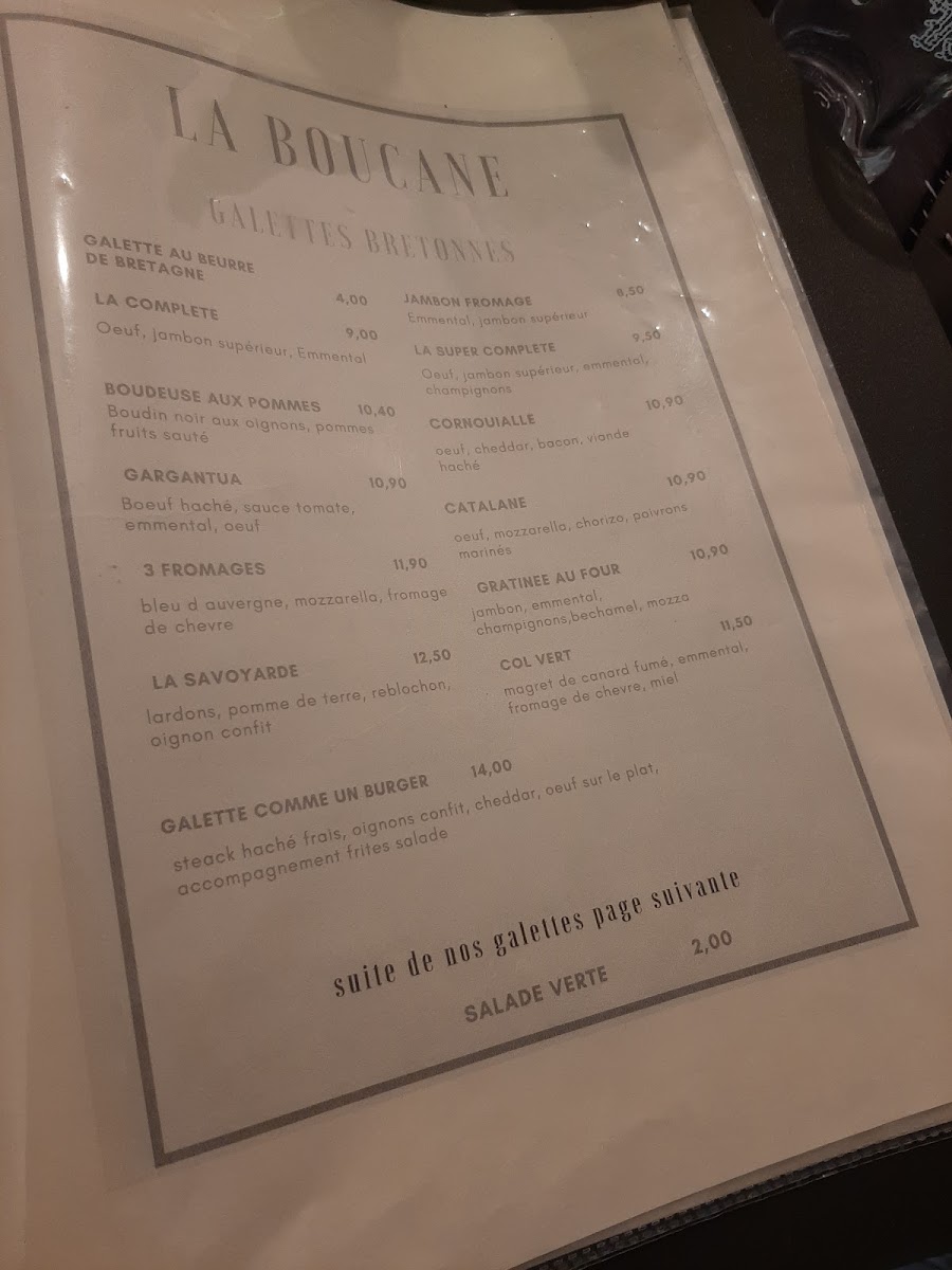 Menu La Boucane Aulnay Sous Bois-3