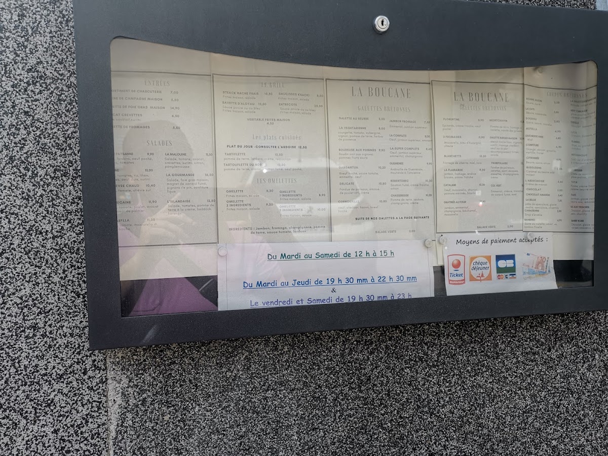 Menu La Boucane Aulnay Sous Bois-7