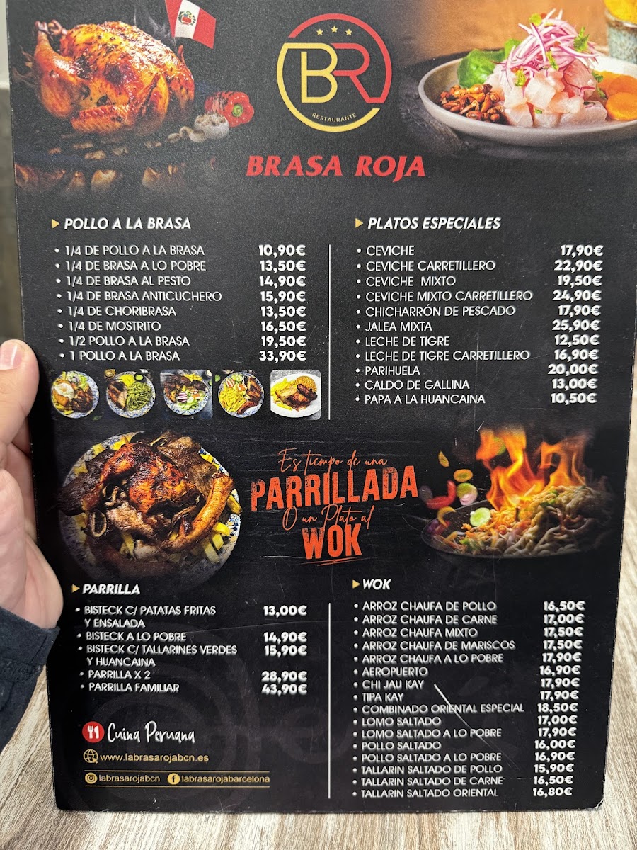 Menu La Brasa Roja - Sagrada Familia-1