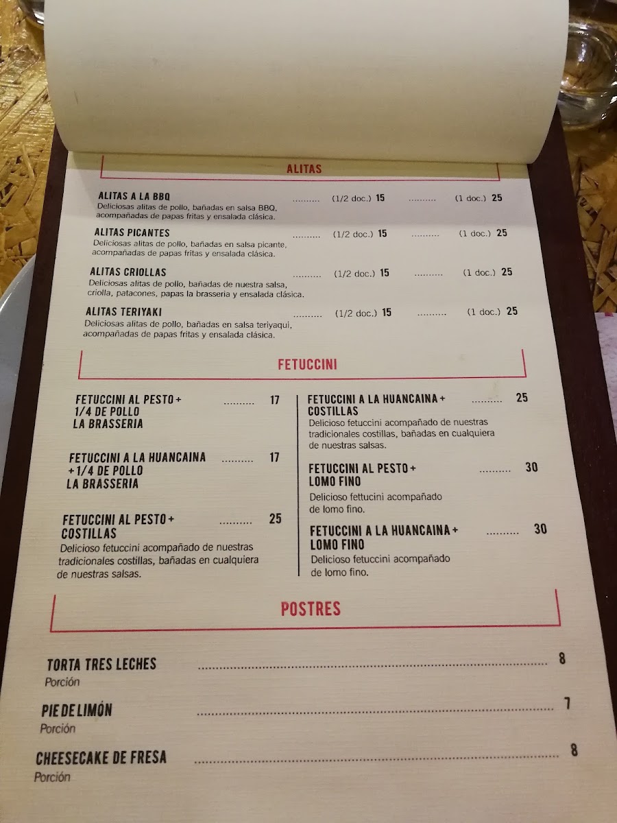Menu La Brasseria-2