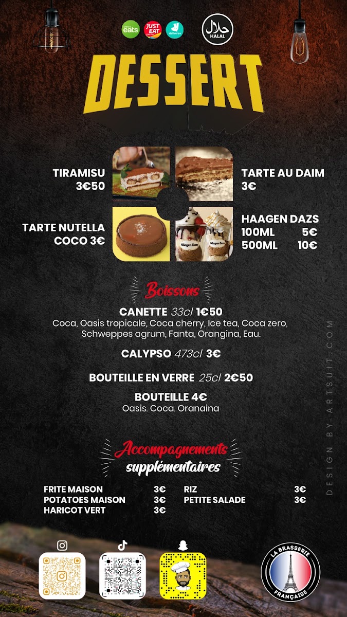 Menu La Brasserie Française-4