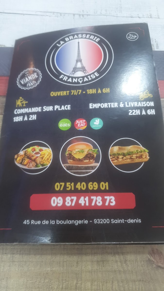 Menu La Brasserie Française-8