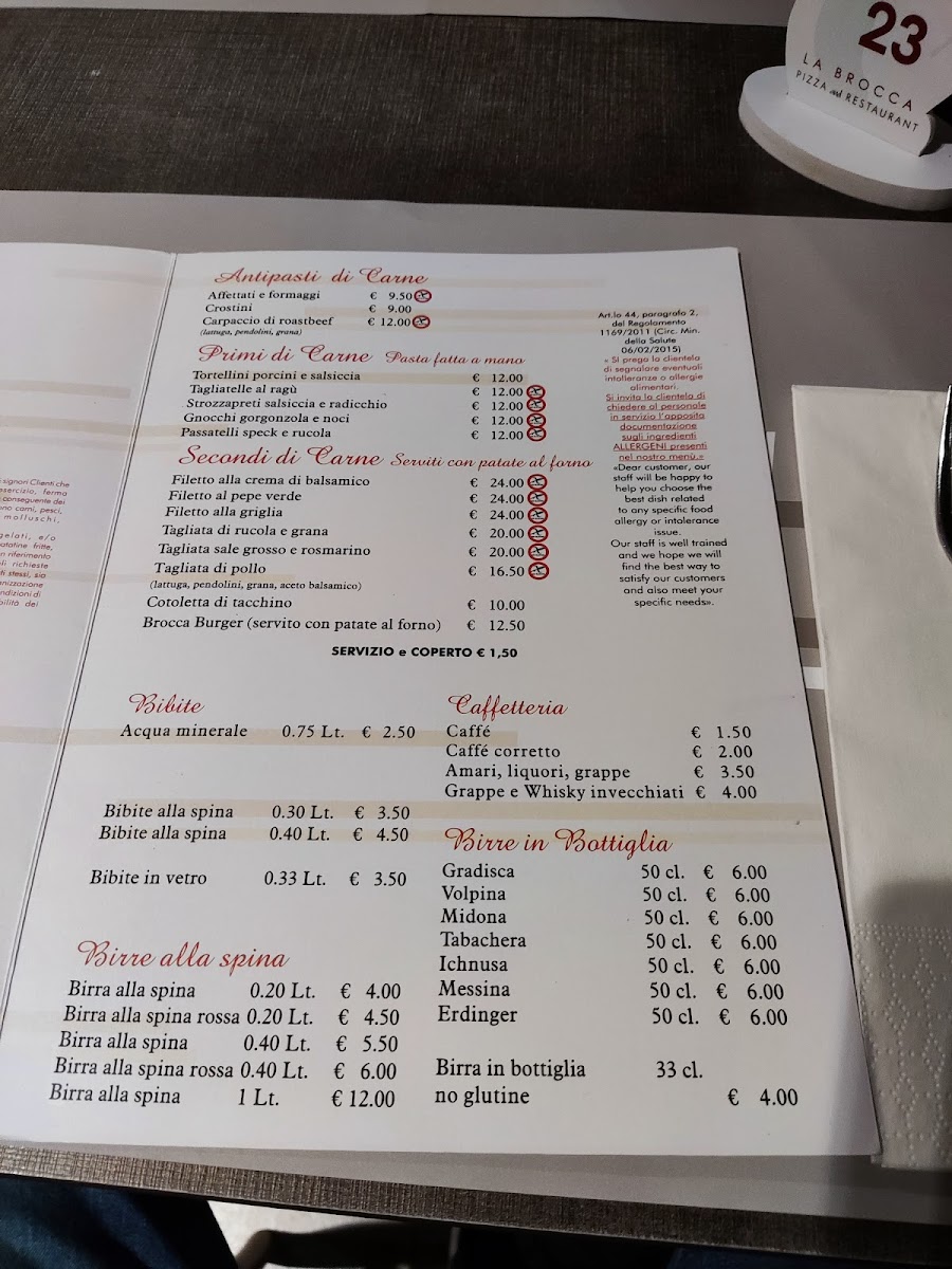 Menu La Brocca-9