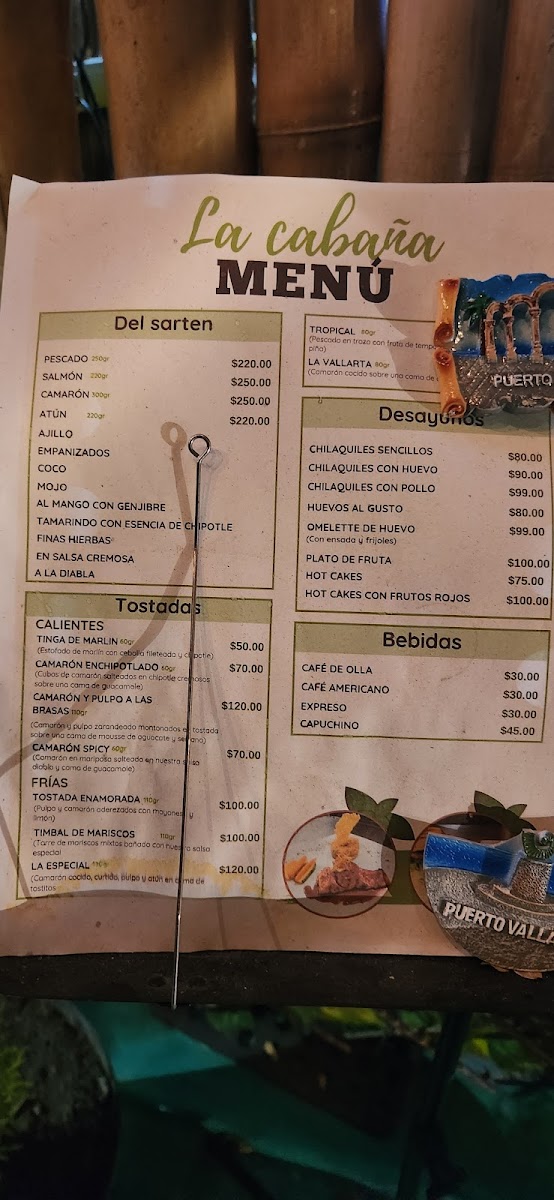 Menu La Cabaña Del Rio Cuale-10