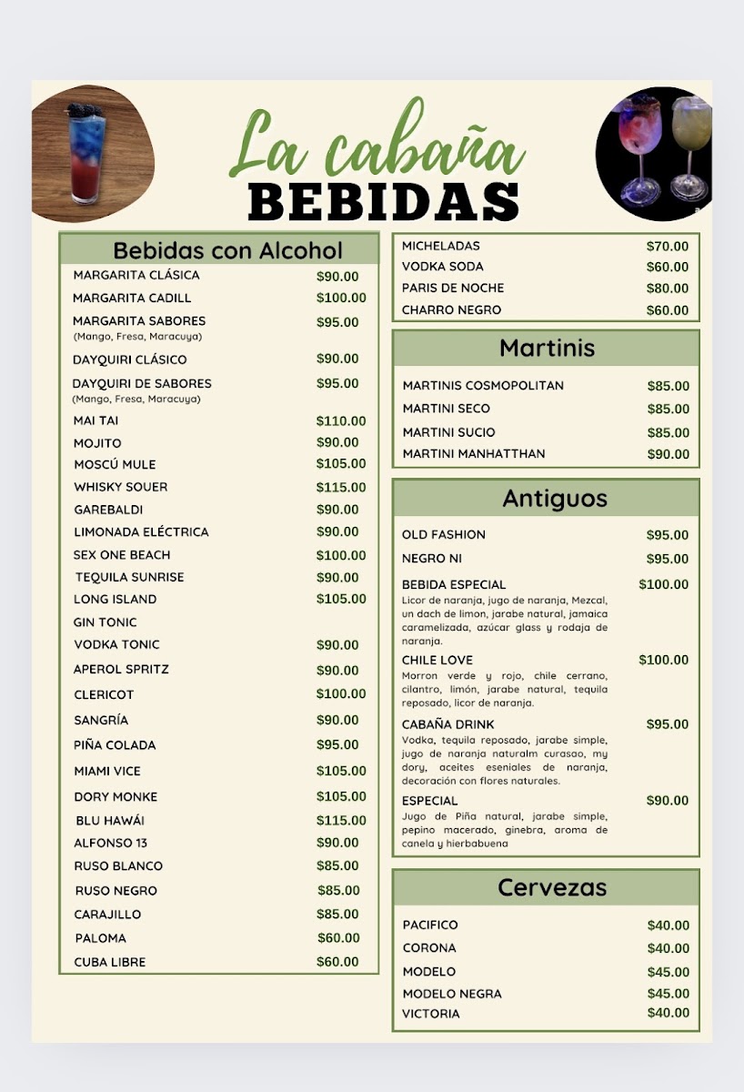 Menu La Cabaña Del Rio Cuale-3