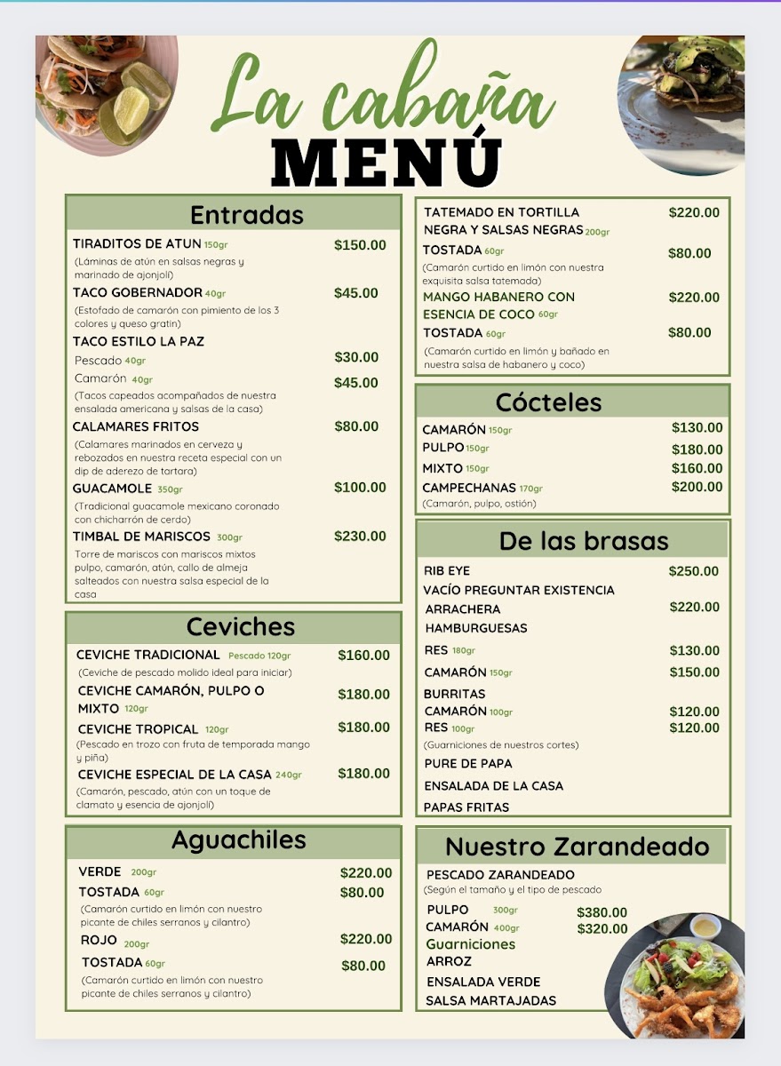 Menu La Cabaña Del Rio Cuale-6