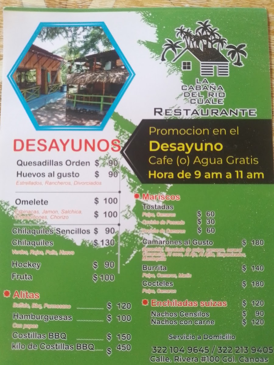 Menu La Cabaña Del Rio Cuale-8