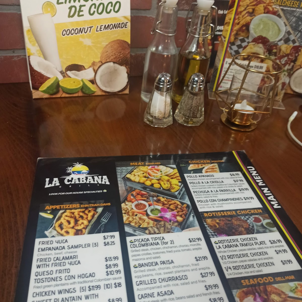 Menu La Cabana Grill-10