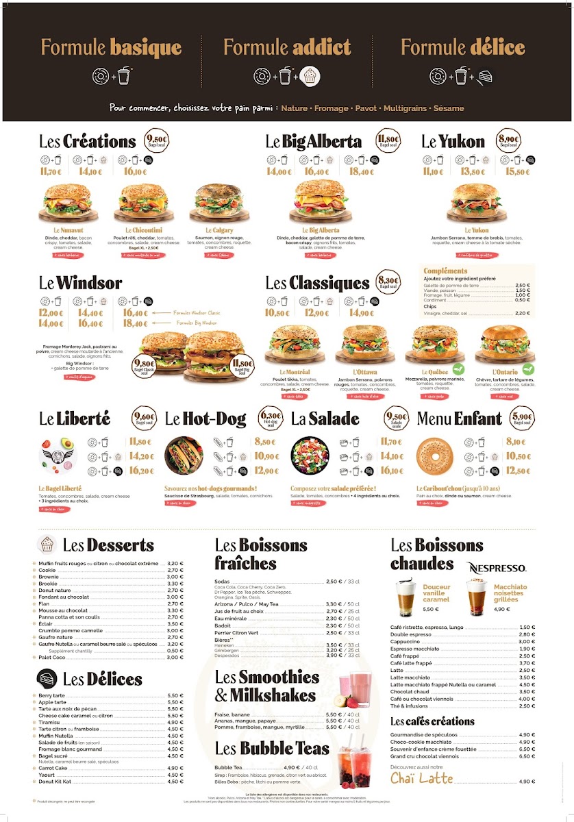 Menu La Cabane A Bagels Bouliac-1
