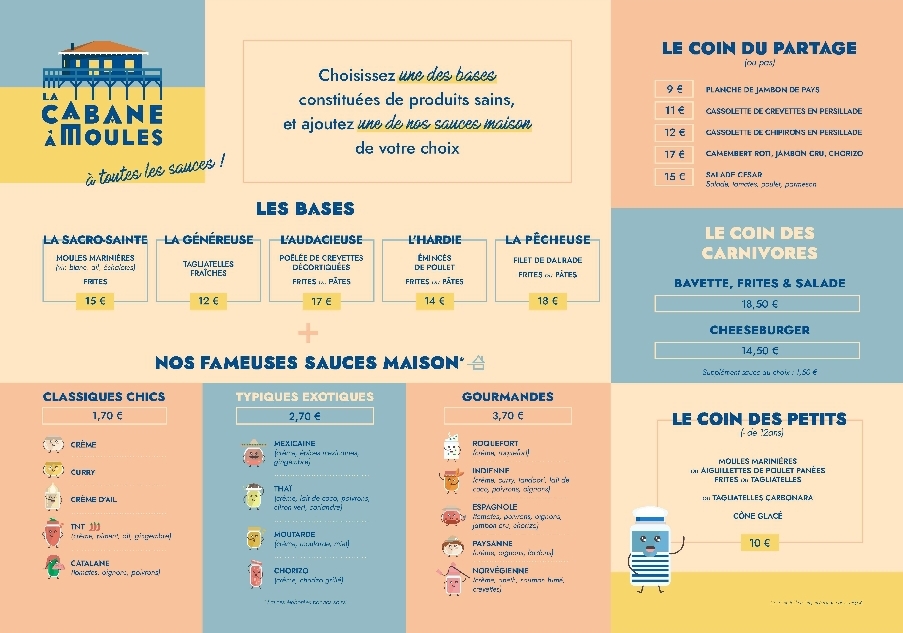 Menu La Cabane À Moules La Teste De Buch-3