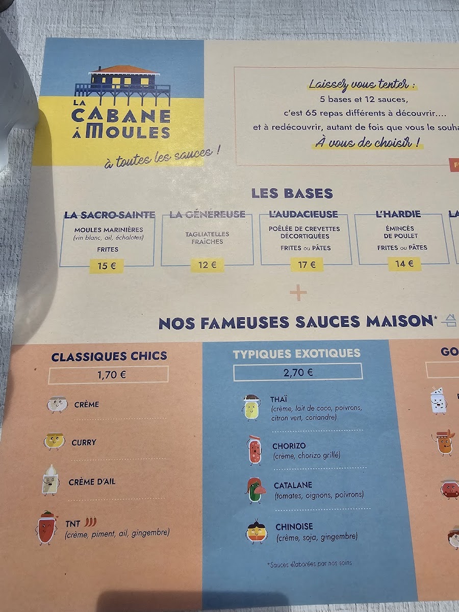 Menu La Cabane À Moules La Teste De Buch-8