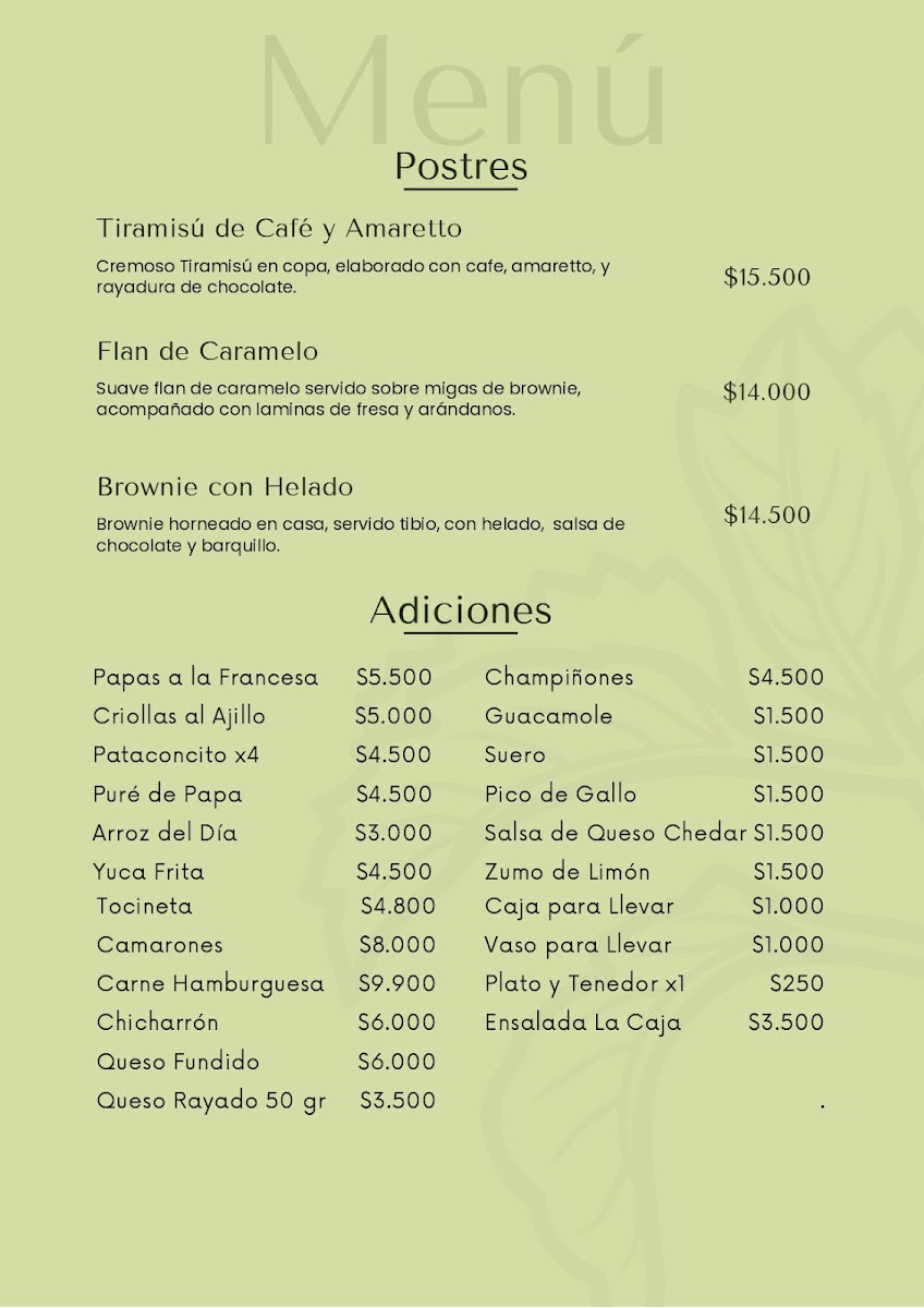 Menu La Caja Restaurante-5
