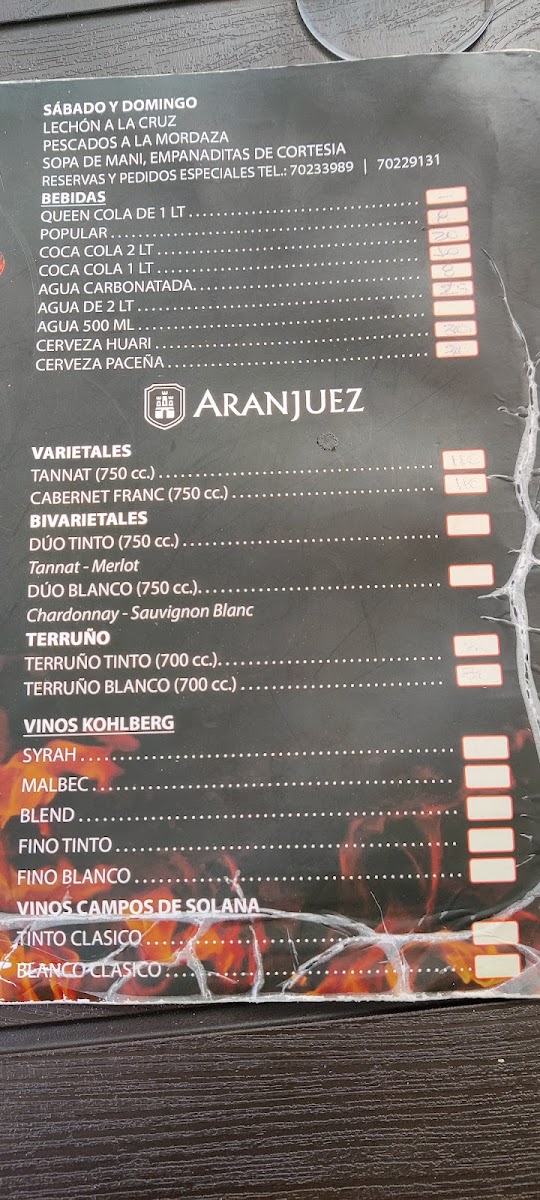 Menu La Calda Del Diablo-1