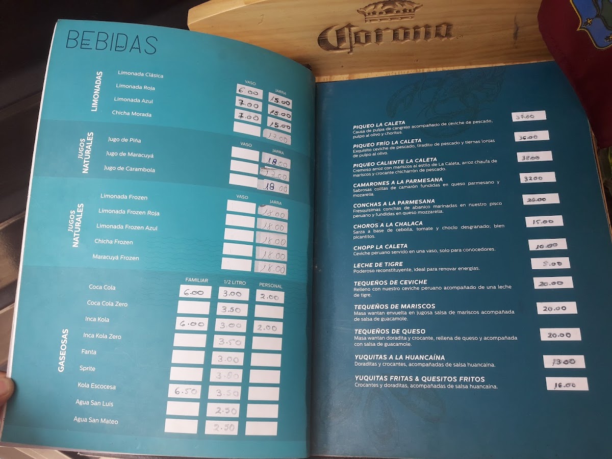 Menu La Caleta-1