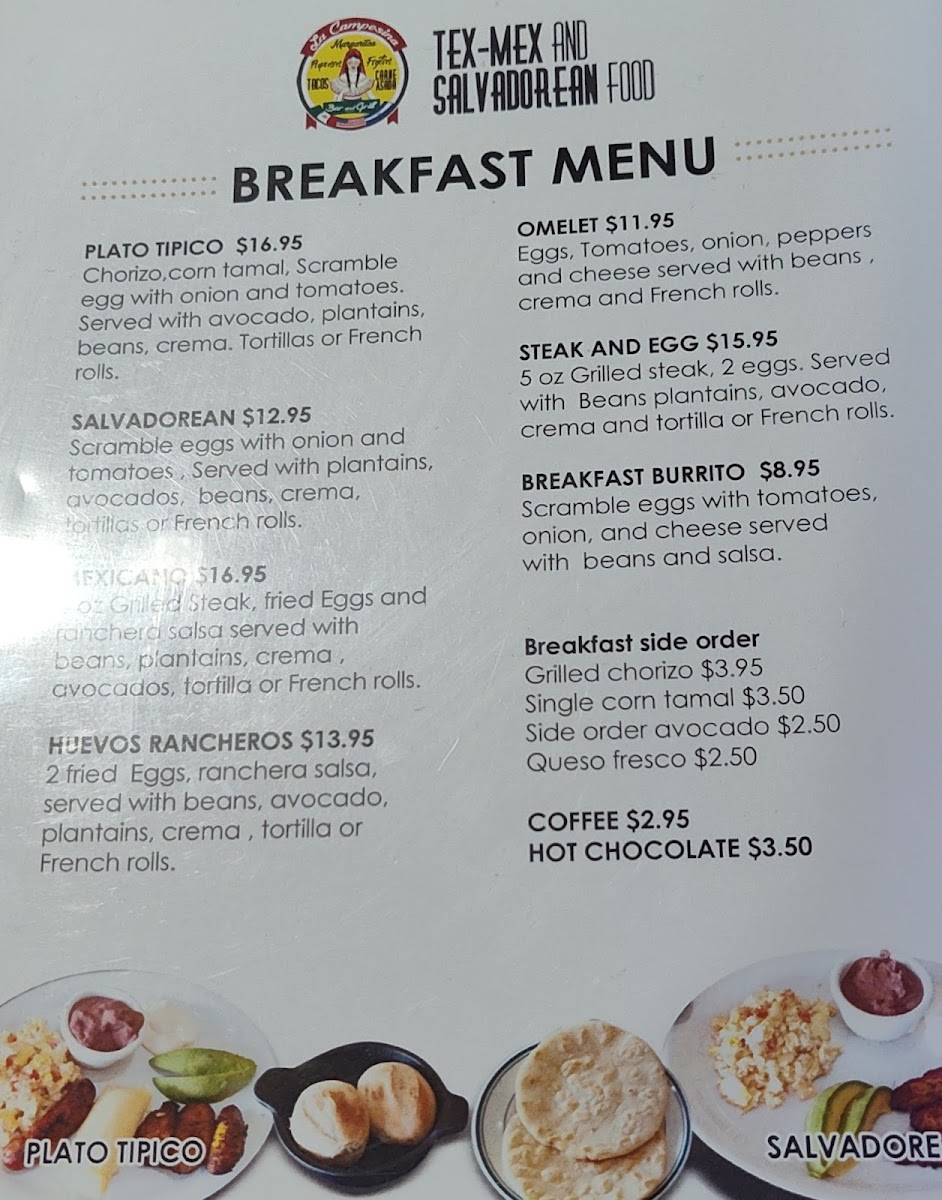 Menu La Campesina Restaurant-2
