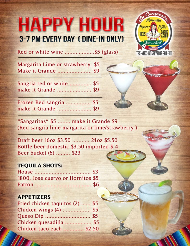 Menu La Campesina Restaurant-7