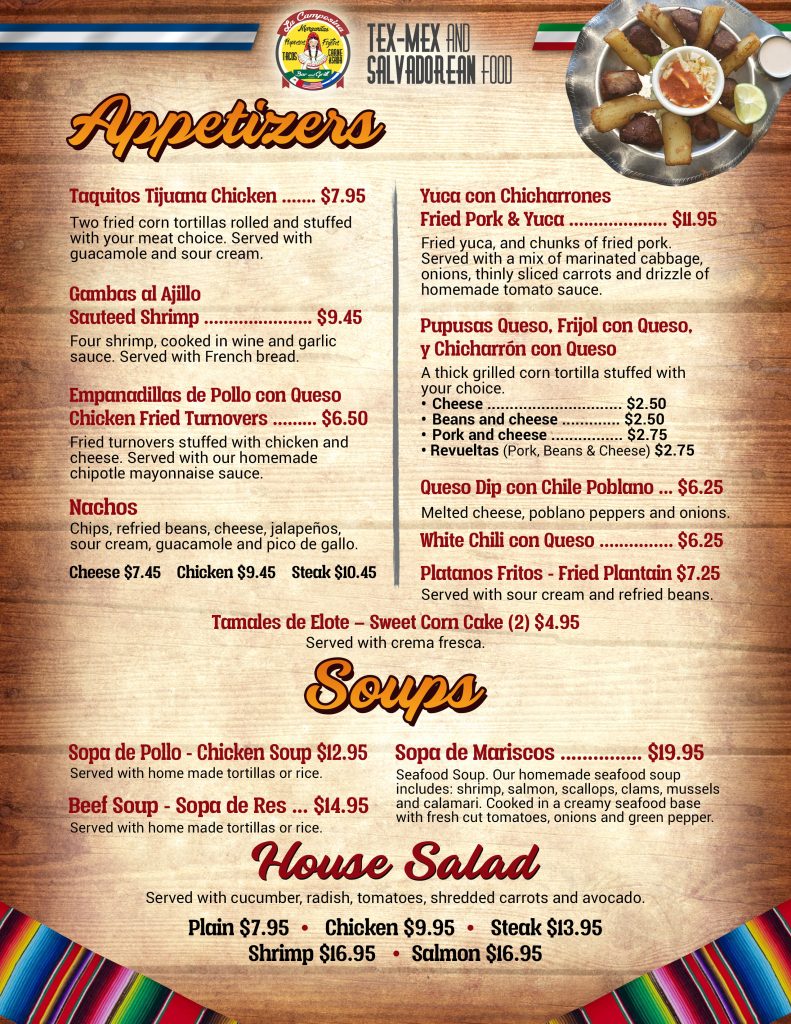 Menu La Campesina Restaurant-9