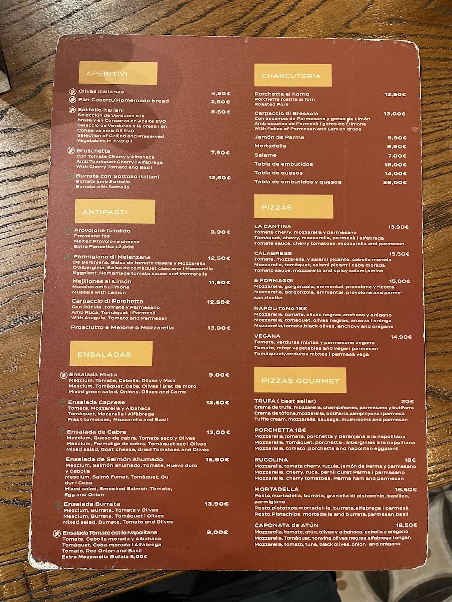 Menu La Cantina By Iaia Cristina-1