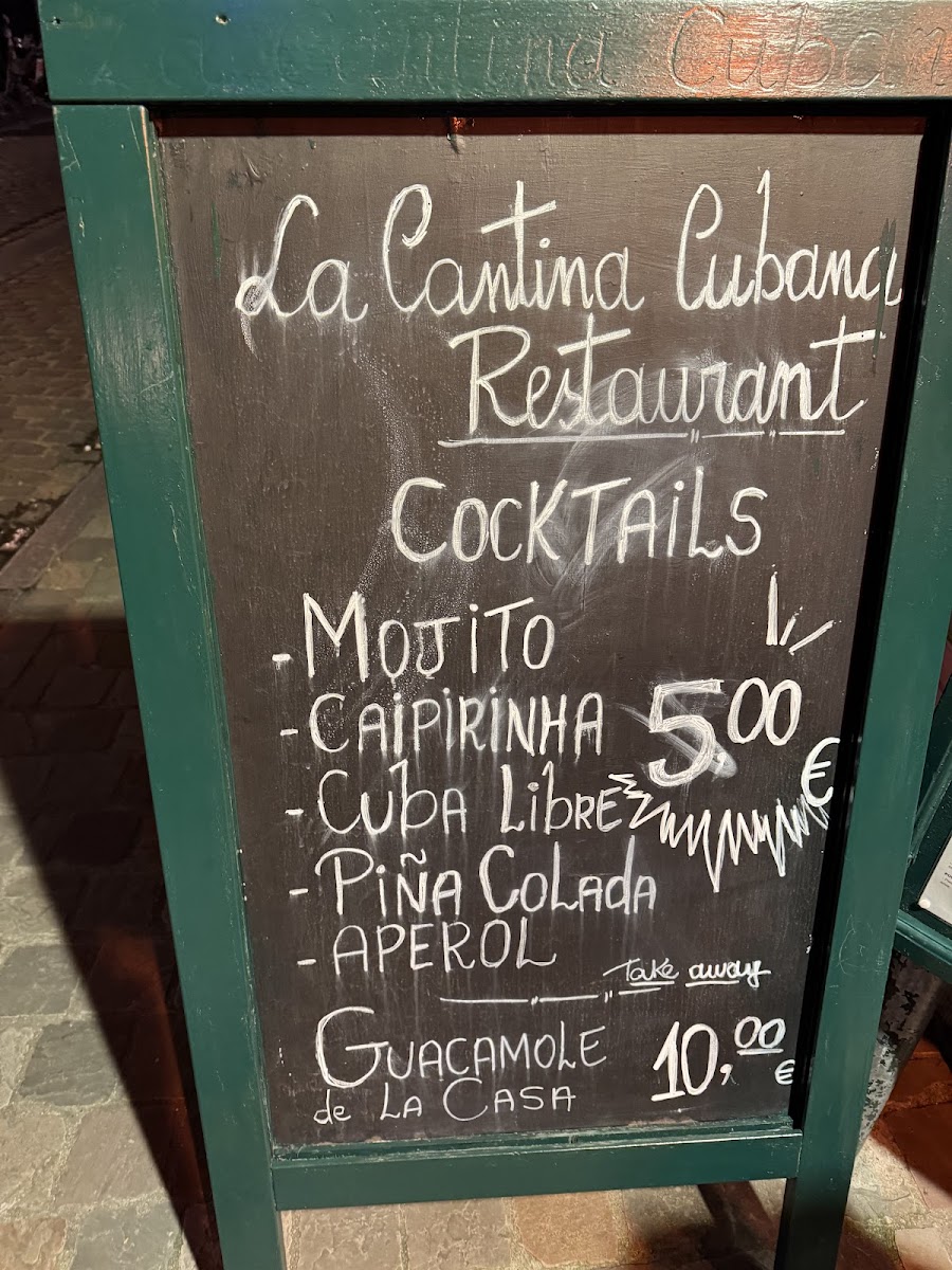 Menu La Cantina Cubana-10