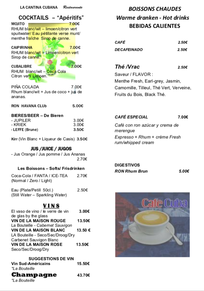 Menu La Cantina Cubana-4