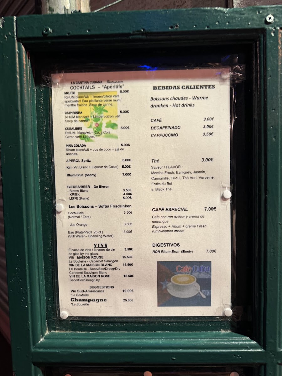Menu La Cantina Cubana-7