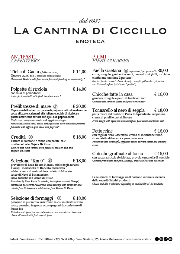 Menu La Cantina Di Ciccillo-4
