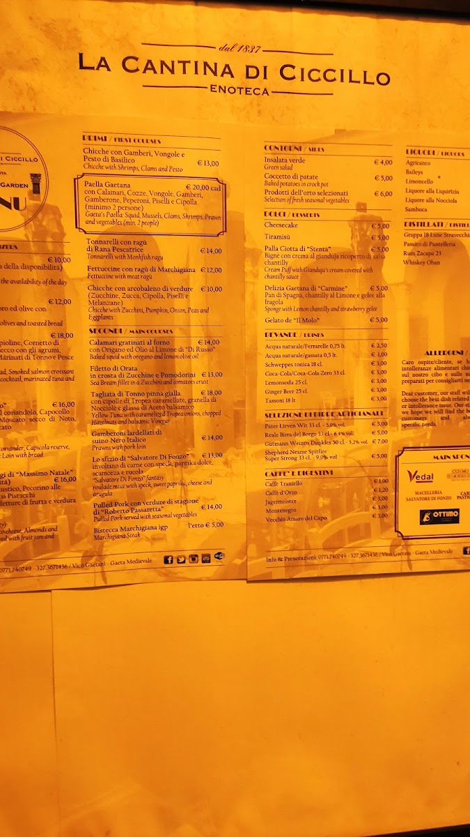Menu La Cantina Di Ciccillo-9