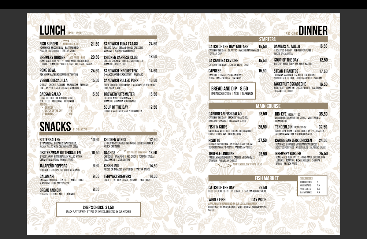 Menu La Cantina-1