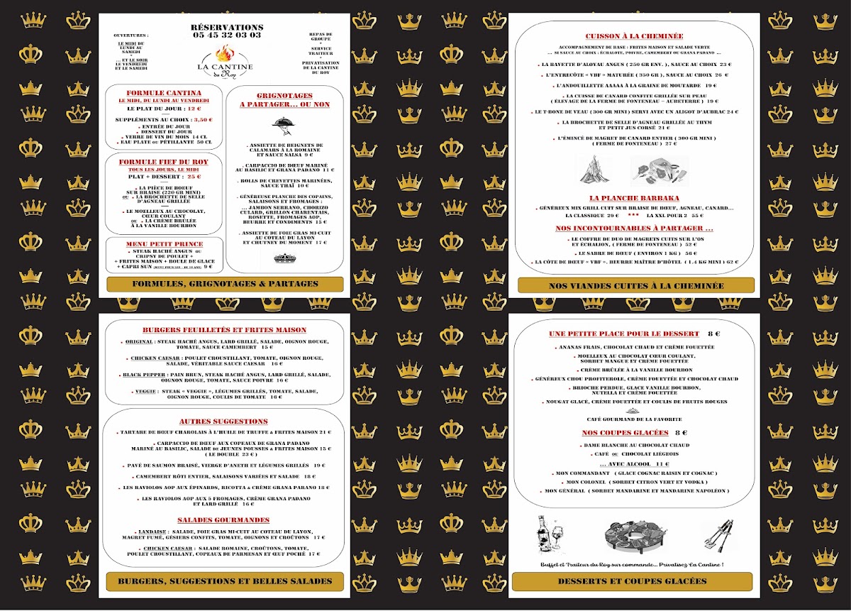 Menu La Cantine Du Roy-1