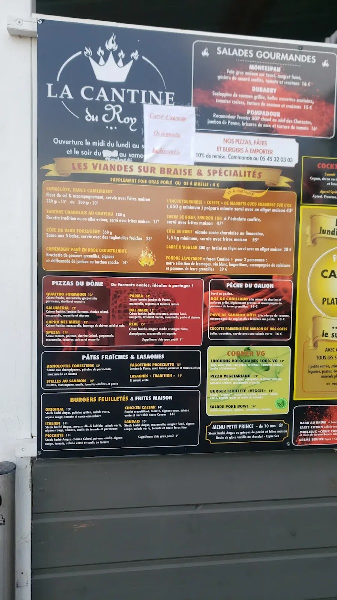 Menu La Cantine Du Roy-2